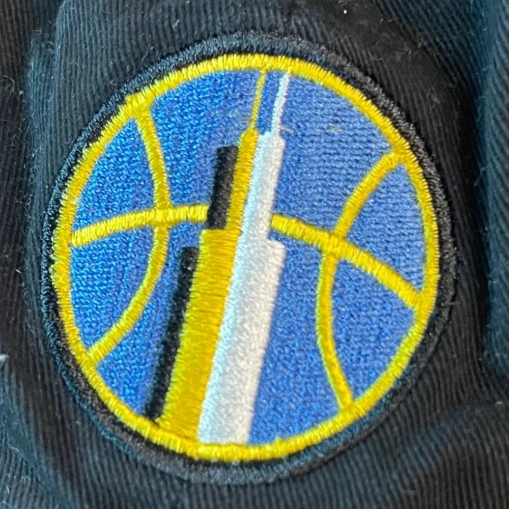 Apollo USA Chicago Sky WNBA Hat Black Basketball Adjustable Dad Cap One Size